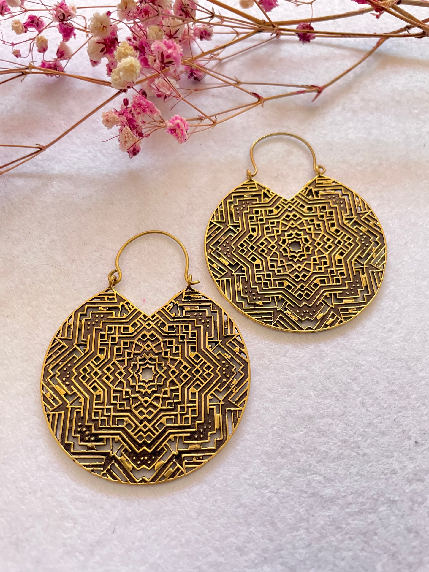 Pendientes Bache gold