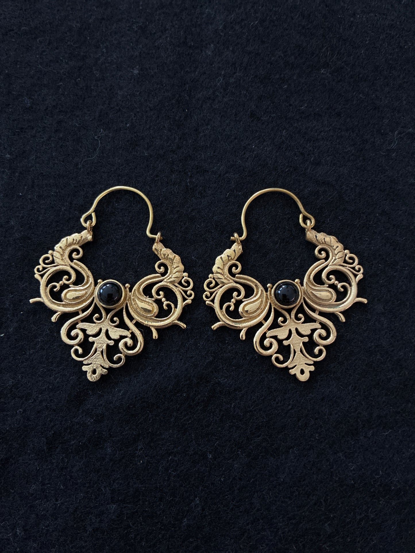 Pendientes Jadu gold