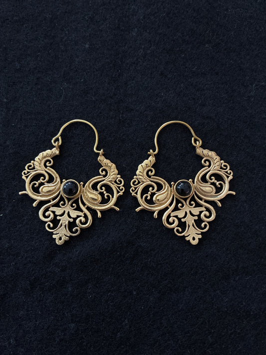 Pendientes Jadu gold