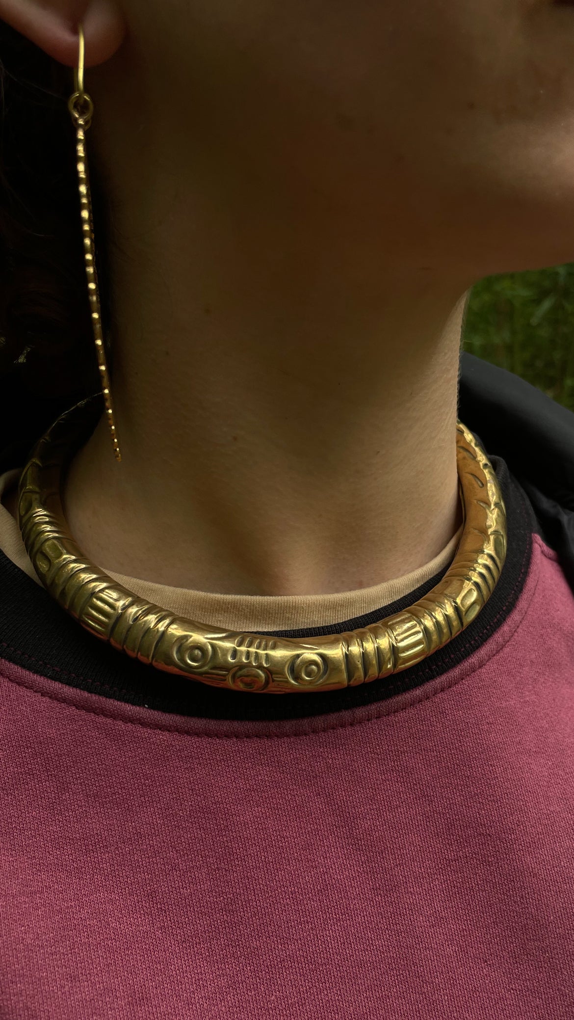 Collar Ardu gold