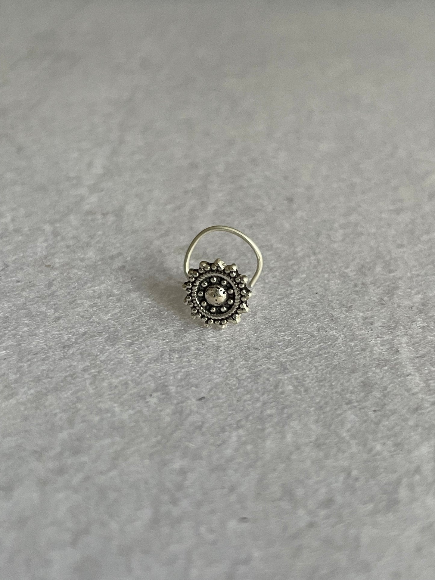 nose stud Ajai silver