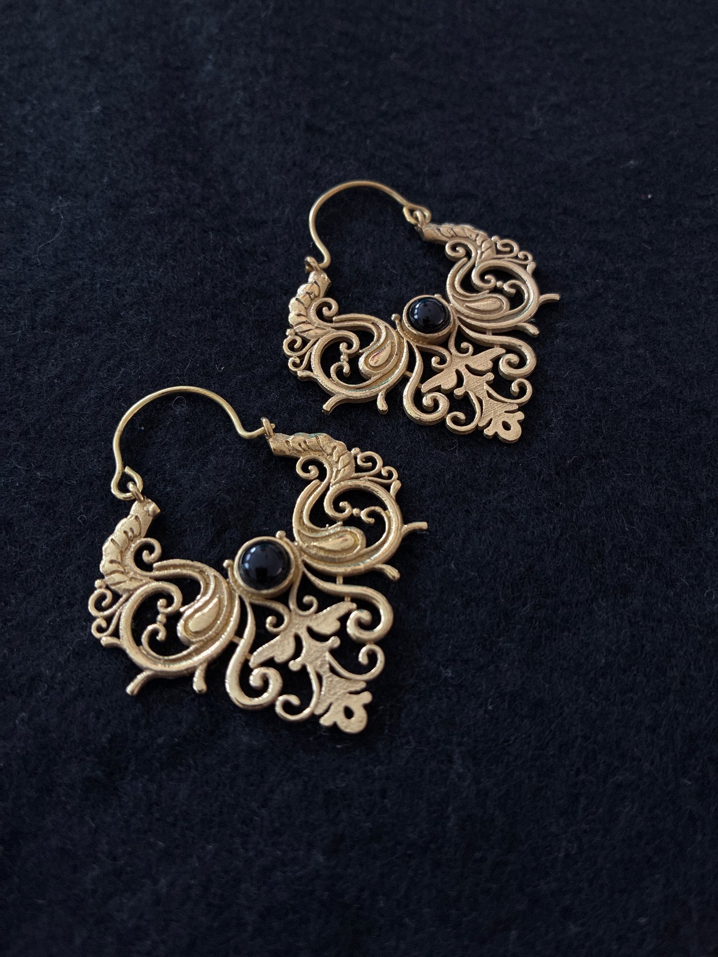 Pendientes Jadu gold