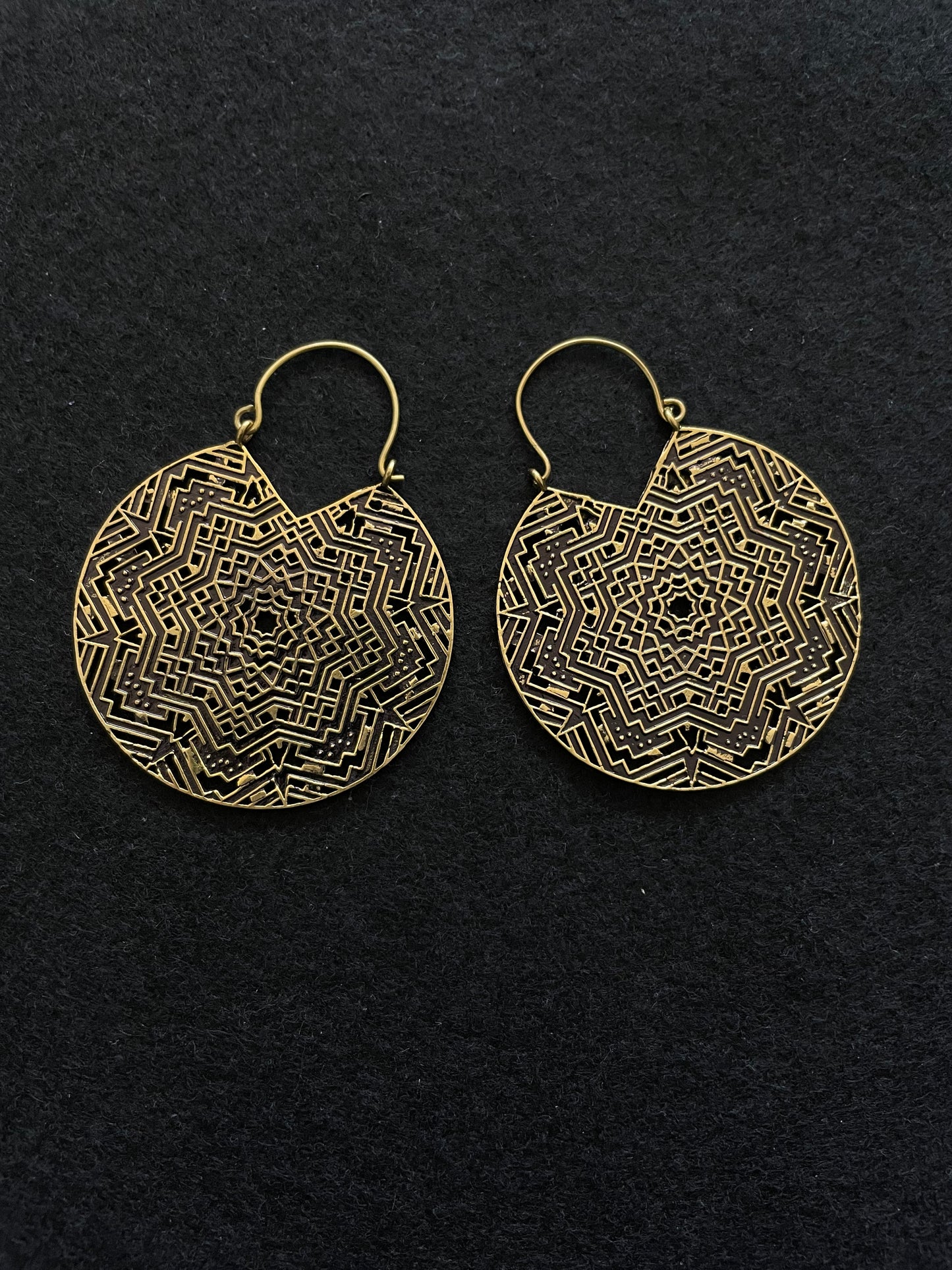 Pendientes Bache gold