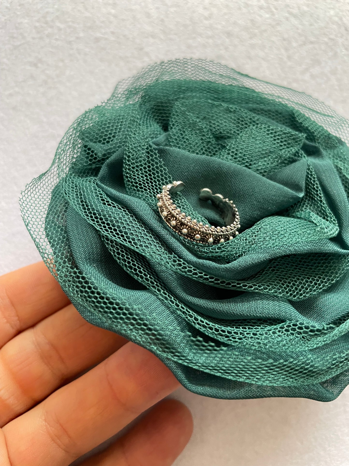 Anillo rajastani de plata