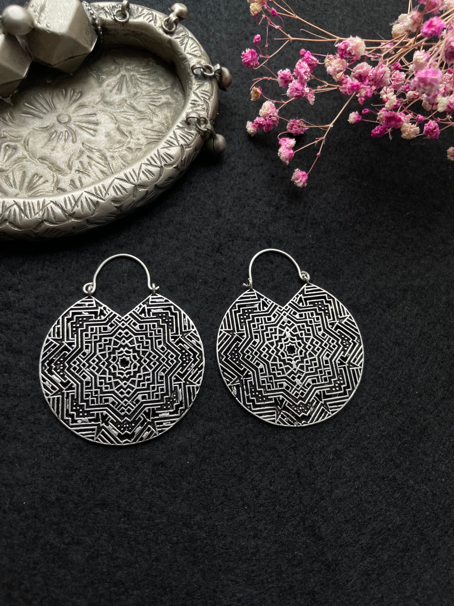 Pendientes Bache silver