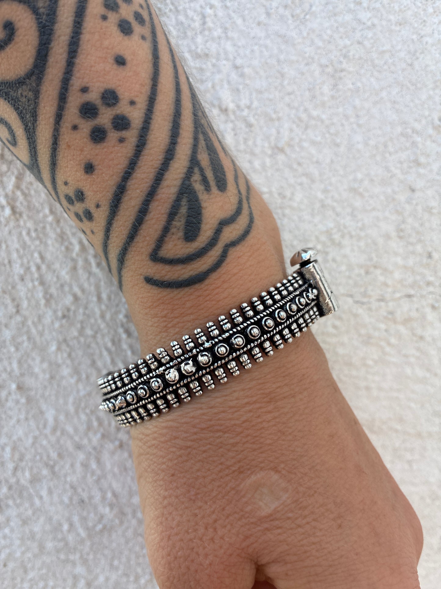 Pulsera Huecco silver