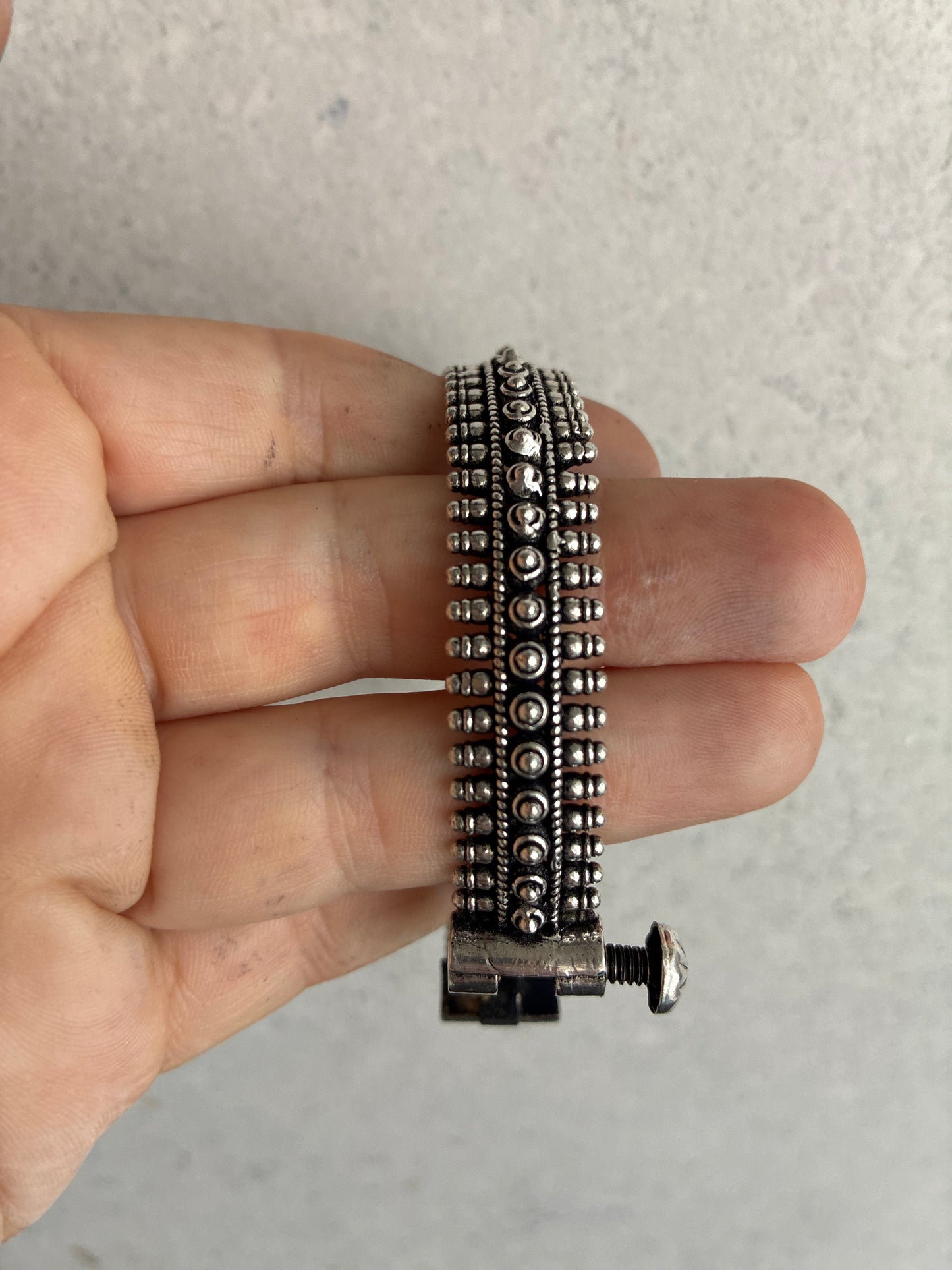 Pulsera Huecco silver