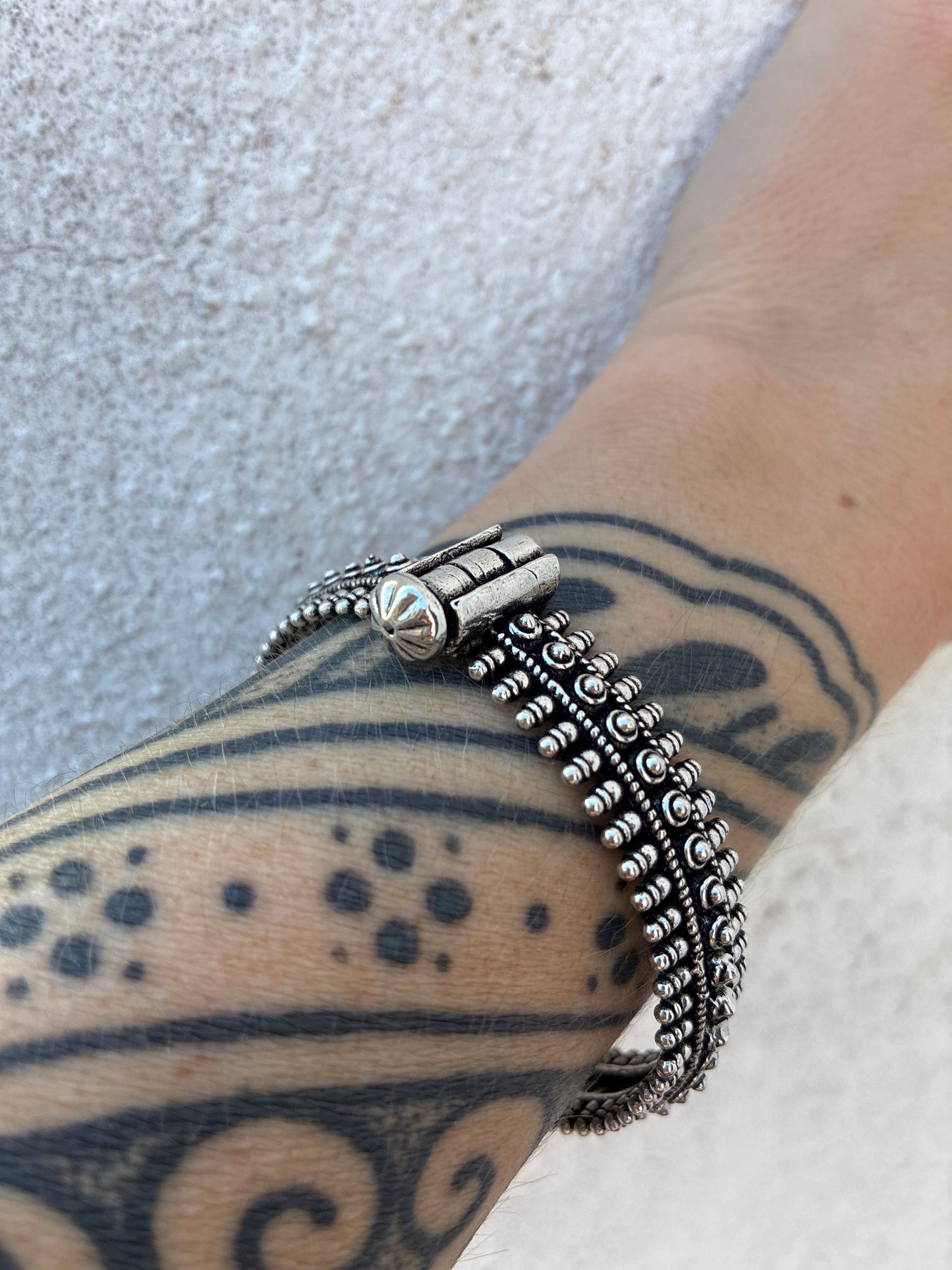 Pulsera Huecco silver
